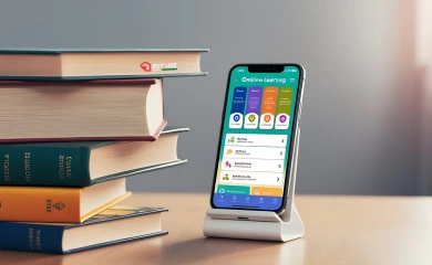 Education and Blockchain Icon