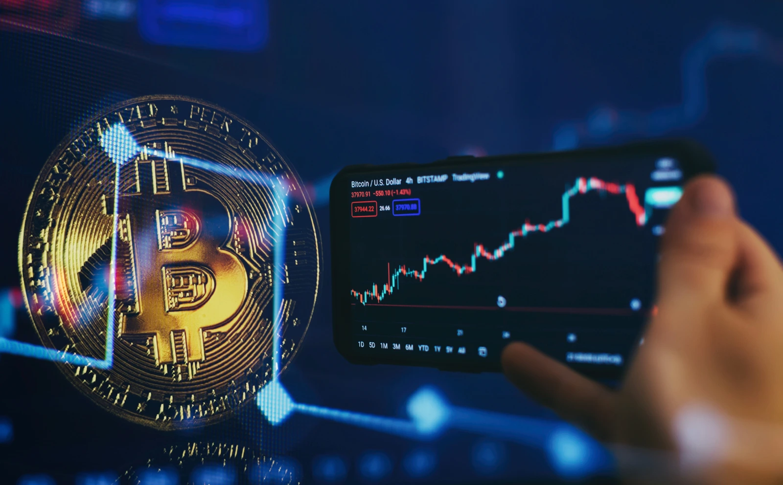 Smart Contract Trading Icon