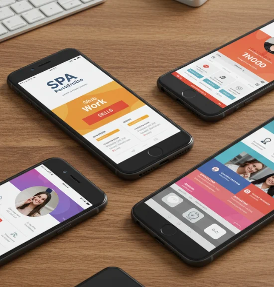 Responsive Single Page Application design
